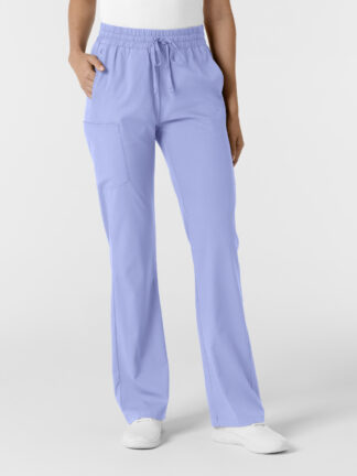 5251 Boundless Drawstring Bootcut Pant Ceil Blue