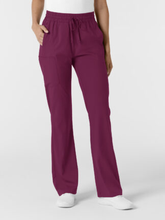 5251 Boundless Drawstring Bootcut Pant Wine