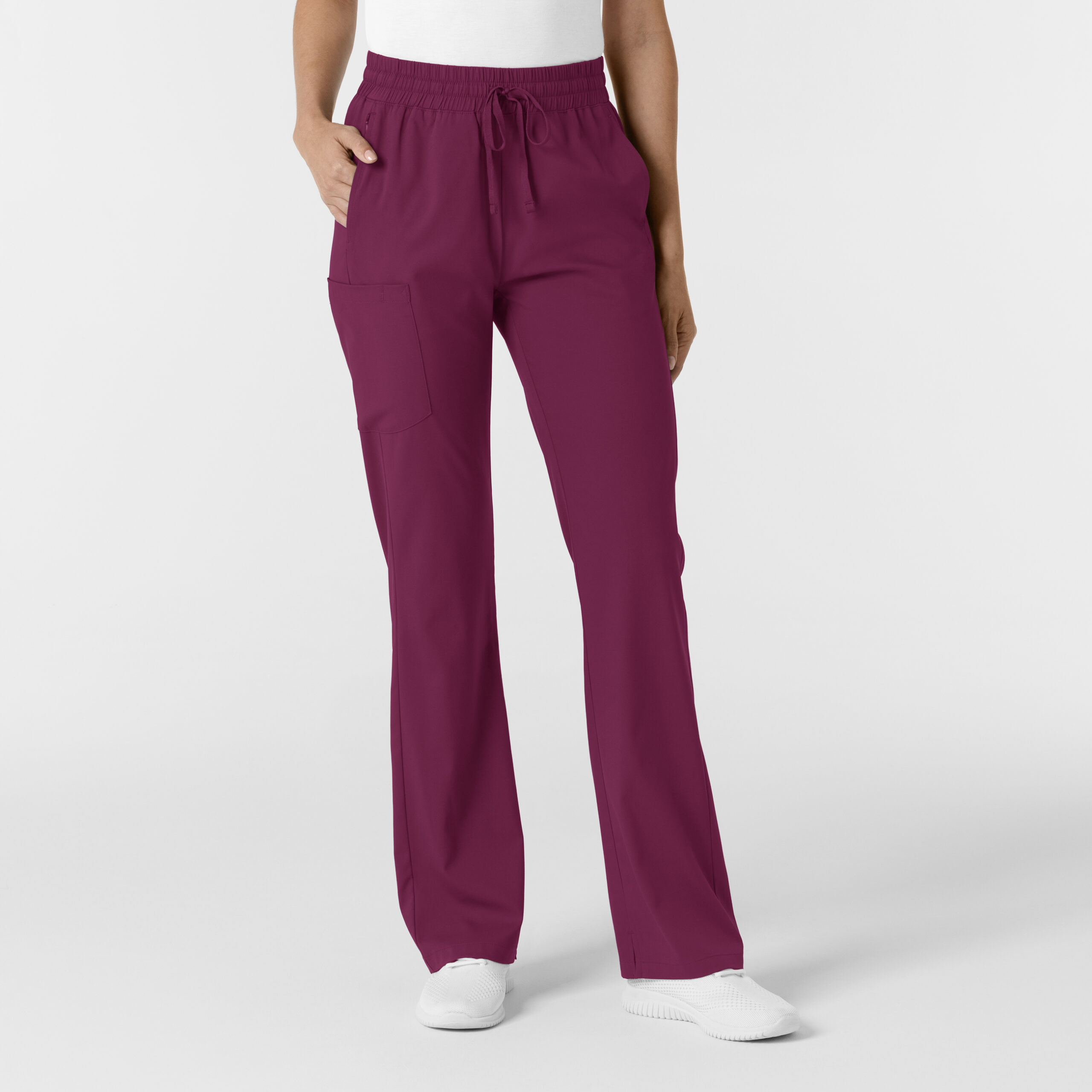 5251 Boundless Drawstring Bootcut Pant Wine