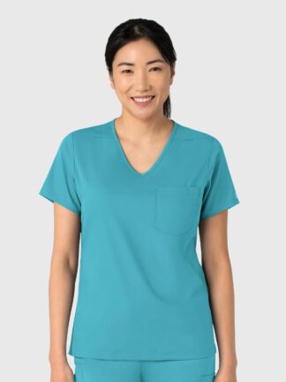 6151 Boundless Tuck-In Top Teal Blue
