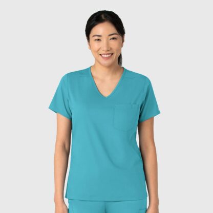 6151 Boundless Tuck-In Top Teal Blue