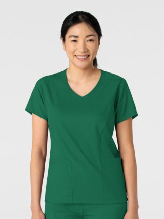 6251 Boundless 2-Pocket V-Neck Top Hunter
