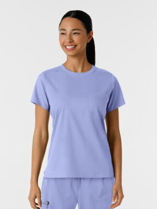 6451 Boundless Classic Pocket Tee Ceil Blue