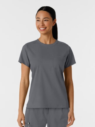 6451 Boundless Classic Pocket Tee Pewter