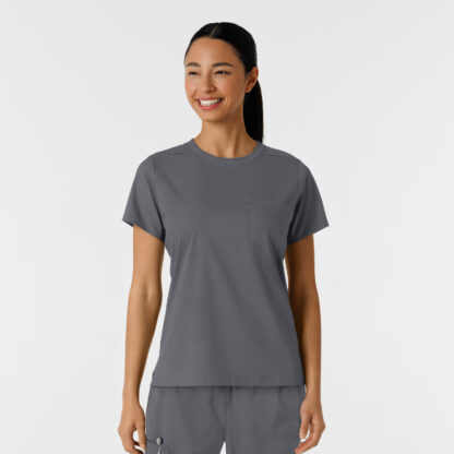 6451 Boundless Classic Pocket Tee Pewter