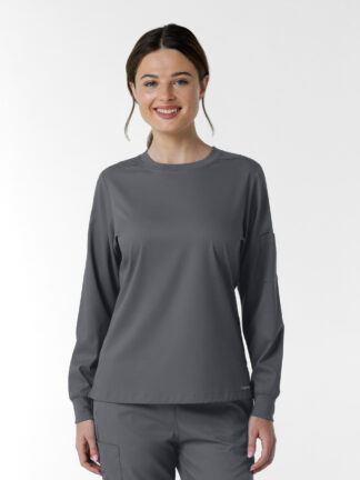 6551 Boundless Classic Long Sleeve Tee Pewter