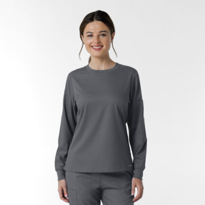 6551 Boundless Classic Long Sleeve Tee Pewter