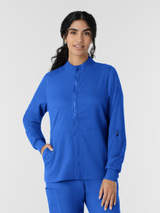 8151 Boundless Zipper Warm-Up Jacket Royal