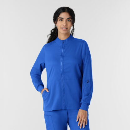8151 Boundless Zipper Warm-Up Jacket Royal