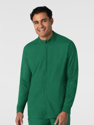 8351 Boundless Zipper Warm-Up Jacket Hunter