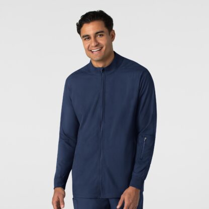 8351 Boundless Zipper Warm-Up Jacket Navy