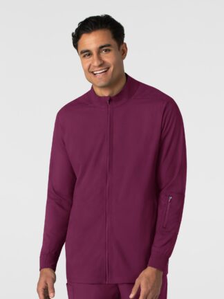 8351 Boundless Zipper Warm-Up Jacket Wine
