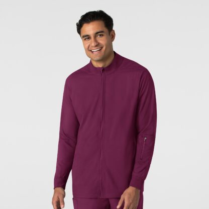 8351 Boundless Zipper Warm-Up Jacket Wine