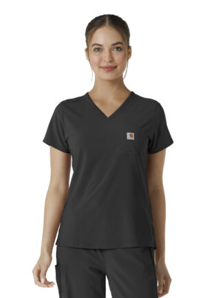 C13410 Force Cross-Flex Tuck-In Top Black