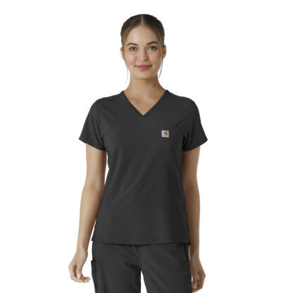 C13410 Force Cross-Flex Tuck-In Top Black