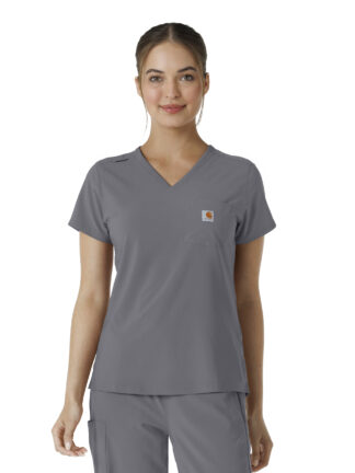 C13410 Force Cross-Flex Tuck-In Top Pewter