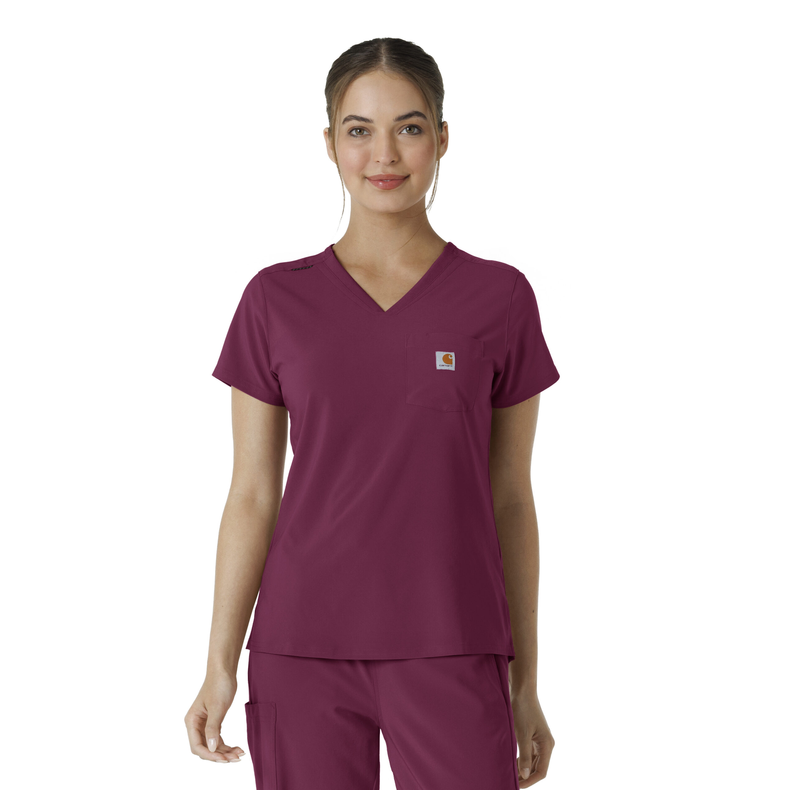 C13410 Force Cross-Flex Tuck-In Top Wine