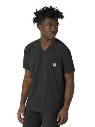 C16410 Force Cross-Flex V-Neck Top Black
