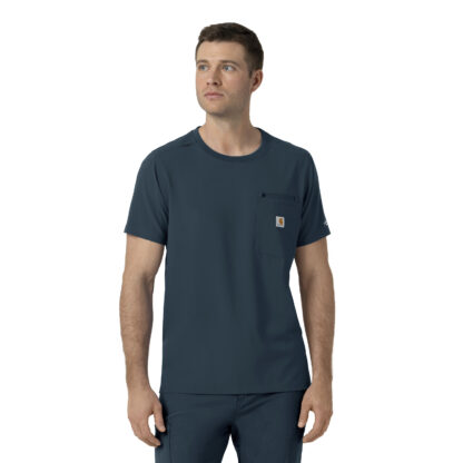 C16510 Force Cross-Flex Crew Neck Top Navy