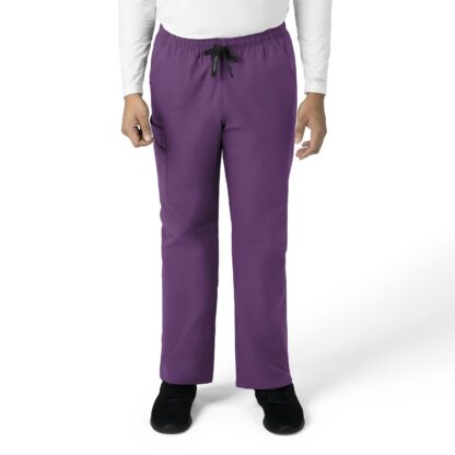 C55013 Force Essentials Unisex Elastic Waist Cargo Pant Eggplant