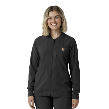 C82410 Force Cross-Flex Lightweight Scrub Jacket Black