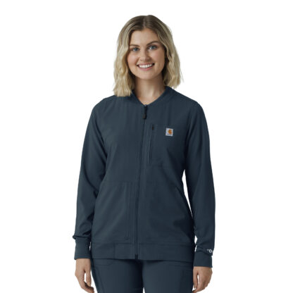 C82410 Force Cross-Flex Lightweight Scrub Jacket Navy