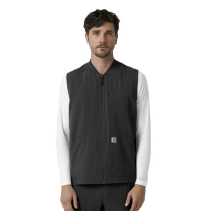C86510 Force Cross-Flex Lightweight Scrub Vest Black