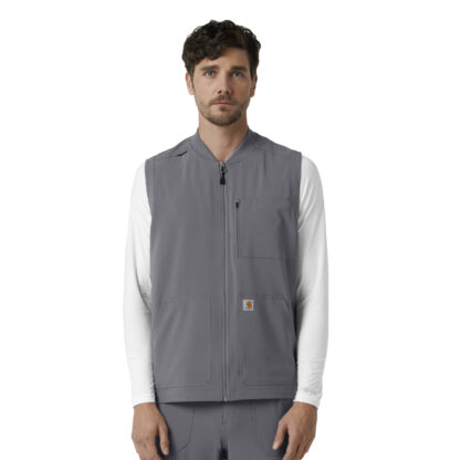 C86510 Force Cross-Flex Lightweight Scrub Vest Pewter
