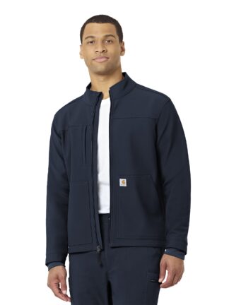 C80023 Force Cross-Flex Bonded Fleece Jacket Navy