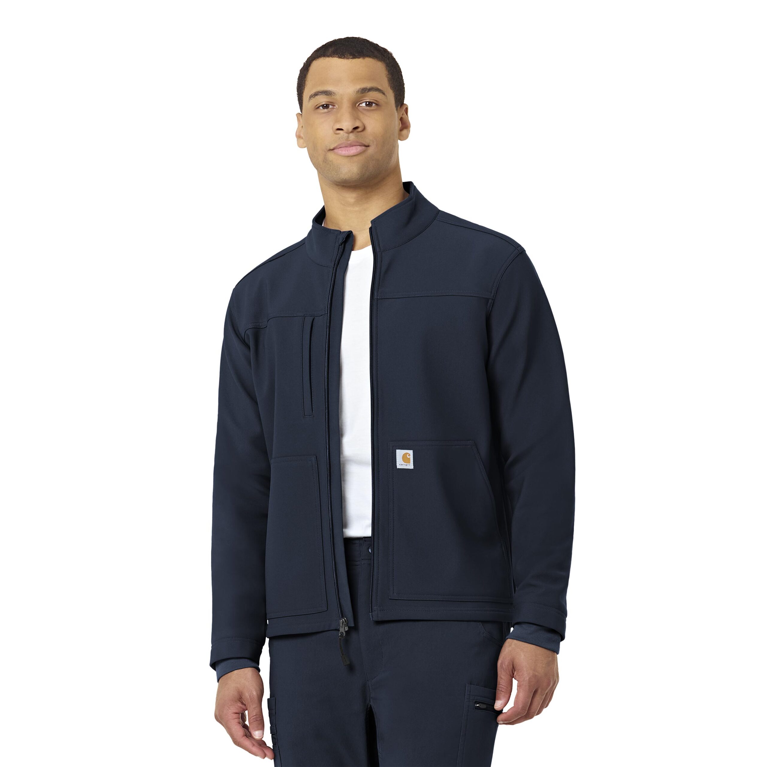 C80023 Force Cross-Flex Bonded Fleece Jacket Navy