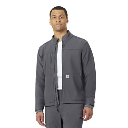 C80023 Force Cross-Flex Bonded Fleece Jacket Pewter
