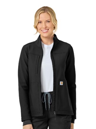 C81023 Force Cross-Flex Bonded Fleece Jacket Black