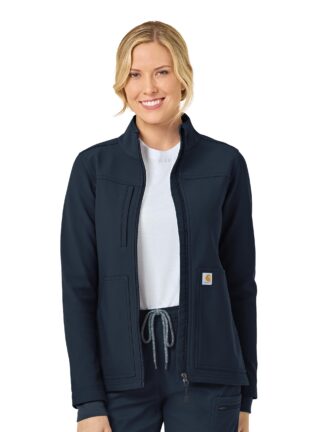 C81023 Force Cross-Flex Bonded Fleece Jacket Navy