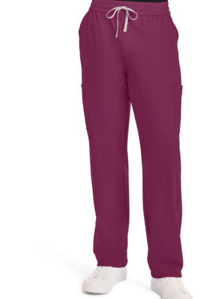 CK036 Achieve 5-Pocket Straight Leg Pant Wine