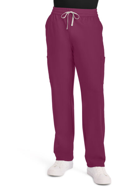 CK036 Achieve 5-Pocket Straight Leg Pant Wine