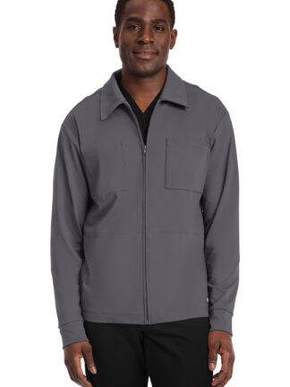 CK354 Achieve Zip-Front Warm Up Jacket Pewter