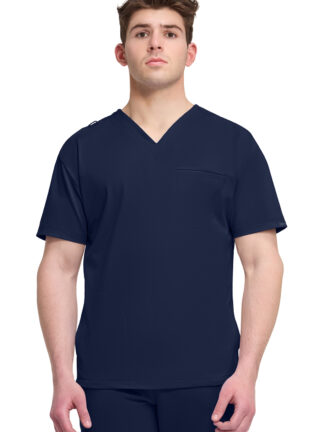 CK729 Achieve 3-Pocket V-Neck Top Navy