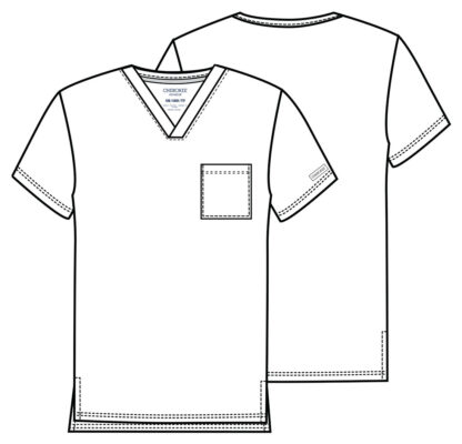 CK834 Achieve 1-Pocket Tuck-In Top Ceil Blue - Image 2