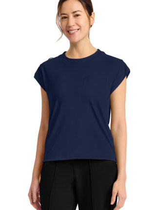 CK936 Achieve 1-Pocket Crew Neck Top Navy