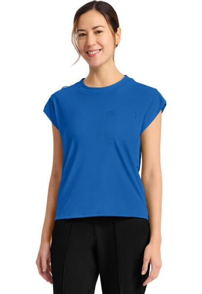 CK936 Achieve 1-Pocket Crew Neck Top Royal
