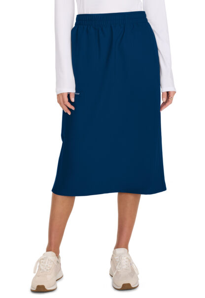 CK563A Cherokee Elastic Waist Skirt Navy
