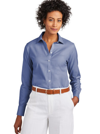 Brooks Brothers Women's Wrinkle-Free Stretch Pinpoint Shirt BB18001