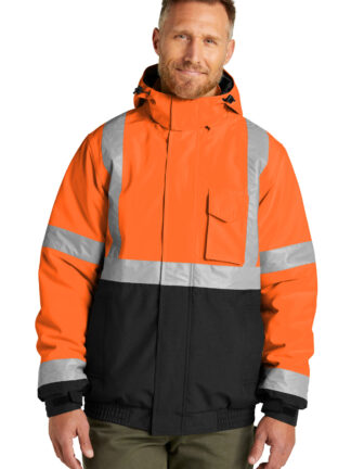 CornerStone ANSI 107 Class 3 Economy Waterproof Insulated Bomber Jacket CSJ500