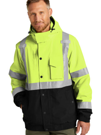 CornerStone ANSI 107 Class 3 Waterproof Insulated Ripstop Bomber Jacket CSJ501