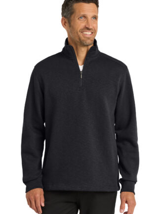 Port Authority Slub Fleece 1/4-Zip Pullover. F295
