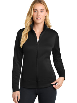 Sport-Tek Women's Sport-Wick Fleece Full-Zip Jacket. LST241