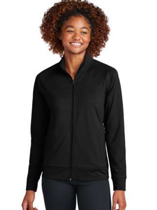 Sport-Tek Women's Sport-Wick Stretch Full-Zip Cadet Jacket LST857