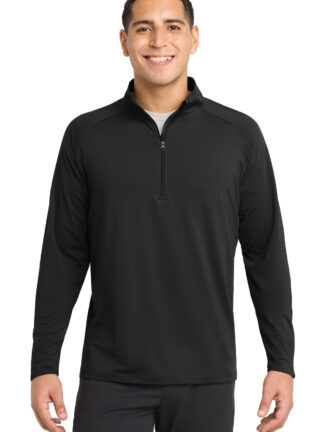 Sport-Tek Sport-Wick Stretch 1/4-Zip Pullover. ST850