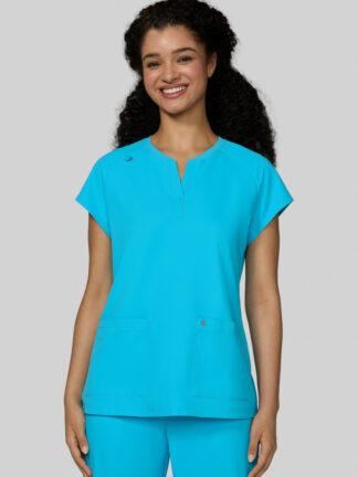 C102 Cureology Reese Top Turquoise