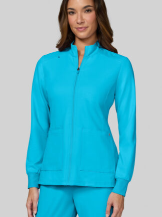 C400 Cureology Geneses Zipper Jacket Turquoise